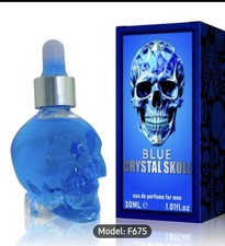 Blue Crystal Skull -