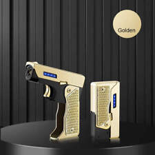 ⚙️Folding Gun USB Plasma Lighter - Windproof Butane Torch Turbo Jet Flame Gift f
