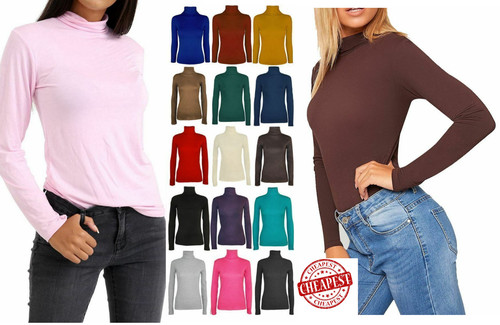 Ladies womens polo - neck, turtle
