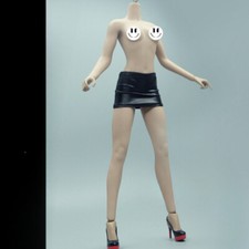 Black Leather Skirt 1/6 Scale