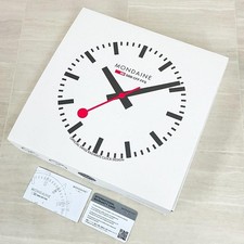 MONDAINE Wall Clock Red