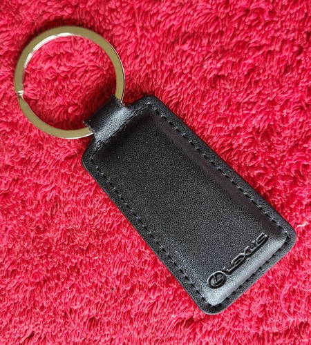 Lexus leather black - black, keyring