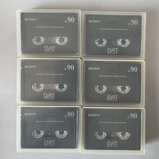 6x SONY DT-90 Minute DAT