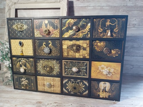 Black gold mini chest 16 - &, chest.