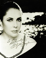 ELIZABETH TAYLOR Signed