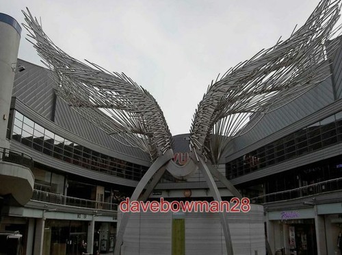 Photo sculpture fronting the - ,