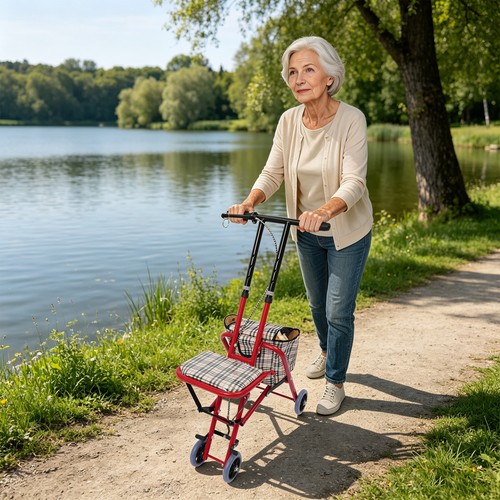 Foldable shopping trolley - foldable,