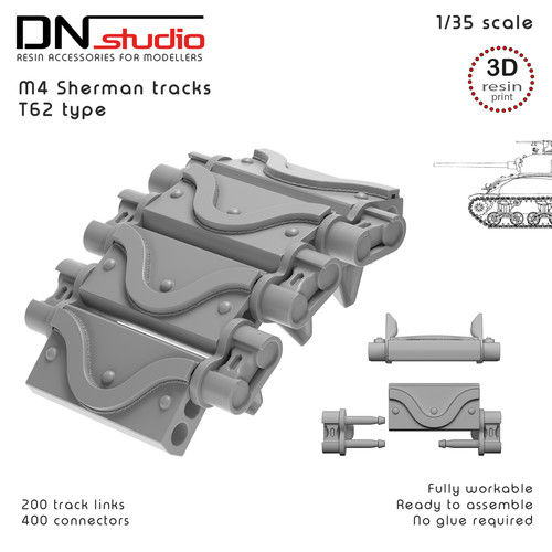 Sherman 3d printed - m4,