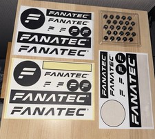 Fanatec Genuine Button Caps + Vinyl Sticker X3 Great For Spares #1 Great Value