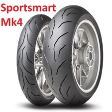 Motorcycle Tyres Dunlop Sportsmart 4 120/70 ZR17 & 180/55 ZR17 73W TL Yamaha