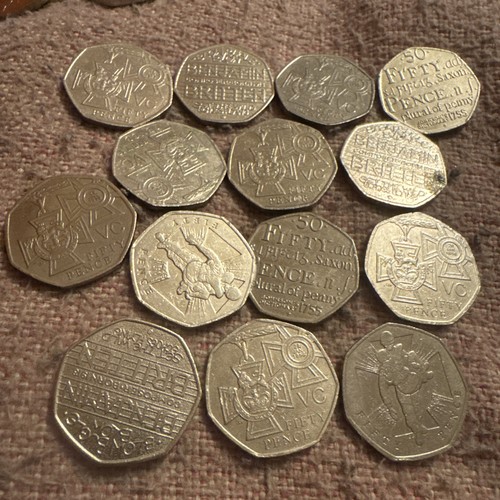 50p fifty pence bundle - pence,