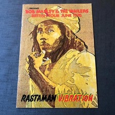 Bob Marley & the Wailers Tour Programme 1976 Rastaman Vibration tour