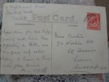 POSTCARD - WAR MEMORIAL -