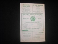 BROMSGROVE ROVERS  V  BANBURY