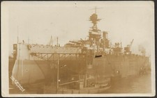 HMS KING GEORGE V. GENUINE PC. ROYAL NAVY. DREADNOUGHT. BATTLESHIP.