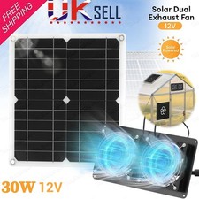 30W Solar Panel Fan Exhaust