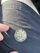 Rare Charles The 3rd 50 Pence Piece Quick Sale