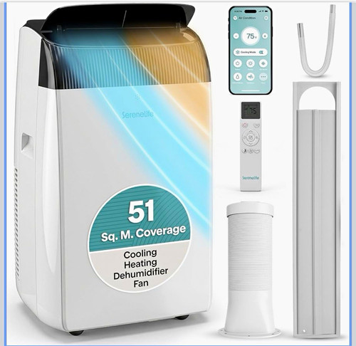 Serenelife 12000 btu portable - serenelife,