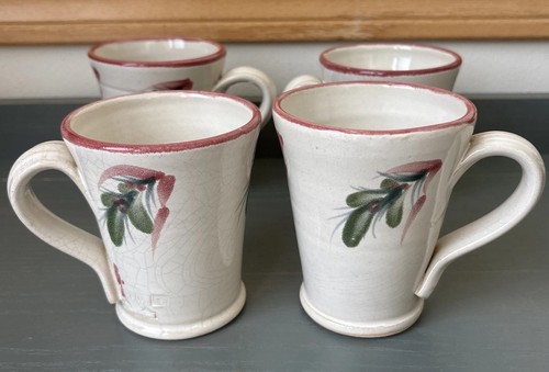 Rowe pottery works mugs - rowe, set