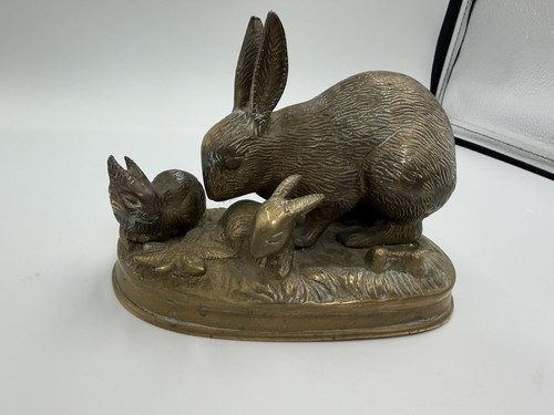Vintage brass mother - brass,