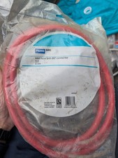 PlumbSure Universal 2.5m RED Hot Water Inlet Hose Washing Machine Dishwasher