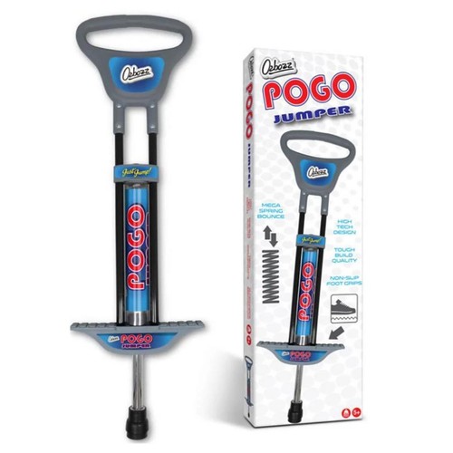 Black silver pogo stick 89cm - stick,