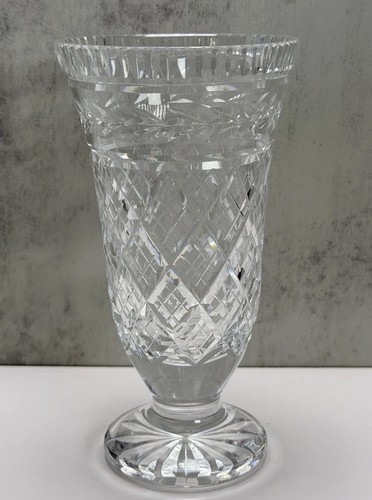 Vtg waterford crystal vase - waterford,