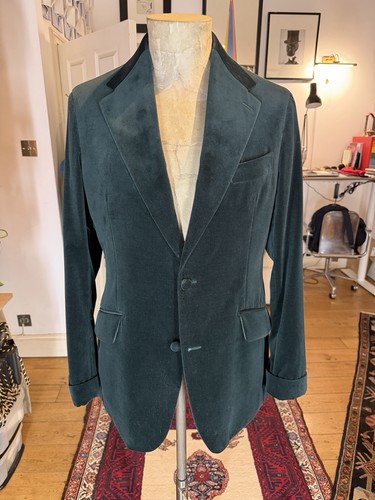 Forest green italian - green, velvet