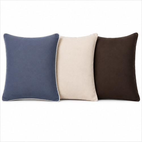 Cushion covers plain dyed - cushion, poly