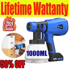 Paint-Sprayer-Spray Gun Airless Wagner Battery 1000W Home/Outdoor Wall Fence Car