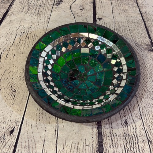 20cm green round - 20cm, mirror