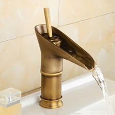 Antique Brass Waterfall Single