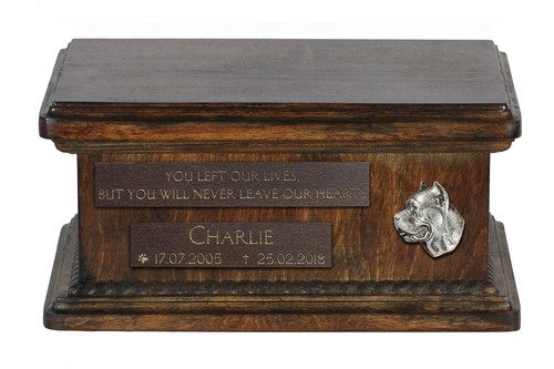 Cane corso small - urn, with