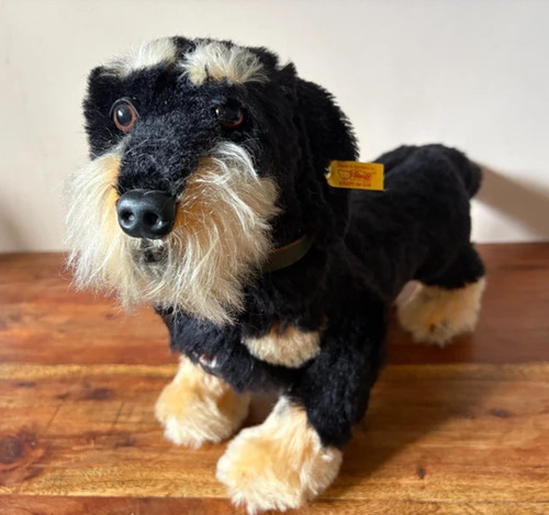 Steiff raudi dachshund dog - raudi,