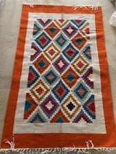 Hand woven 100 % Wool Kilim