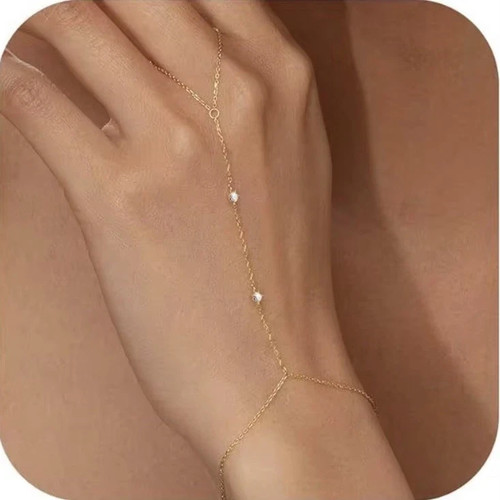 14k gold plated hand - gold,