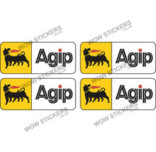 AGIP Motorbike Stickers laptop