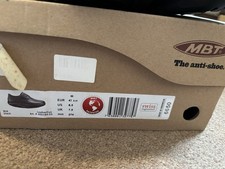 MBT shoes - Men’s Size UK 7.5.  US 8.5. Black.  Brand New In Box