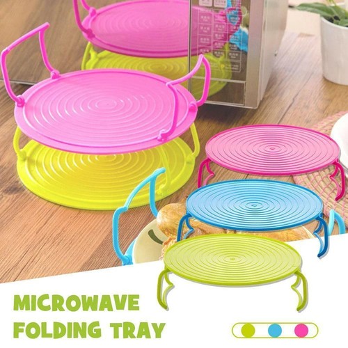 Microwave tray with folding - tray,