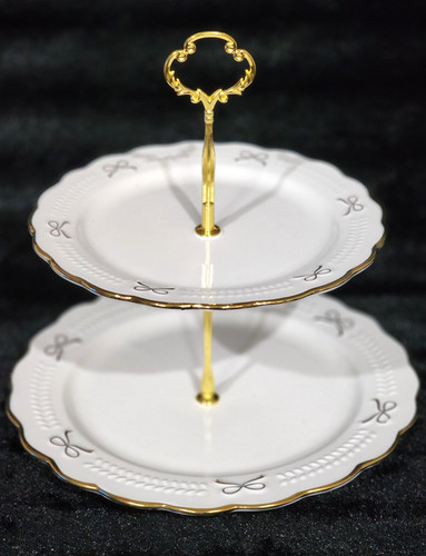 Yedi gold bows - gold, white