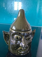 P&K Cucumber Head Pot.  Like Sylvac Onion Head.  Vintage Collectible