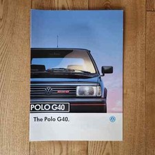✅ VW Polo Mk2 G40 Brochure