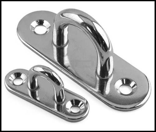 Oblong eye plates ring - ring, pad