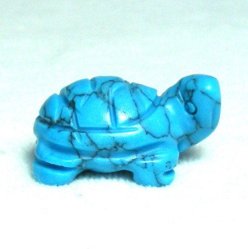 Gemstone tortoise hand - gemstone, carved