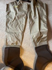 Cabelas Hip Waders Size Large Men’s Tan & Brown Single Leg Waders