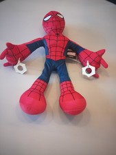 Spiderman Mattel Plush Toy Talking / Light Up Marvel City Swinging 14" approx