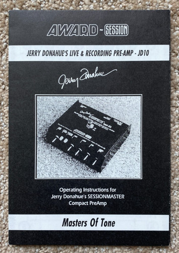 Jerry donahue sessionmaster - donahue's,