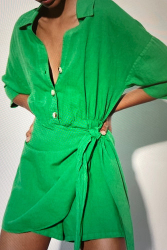 Zara playsuit green bnwt - xl,
