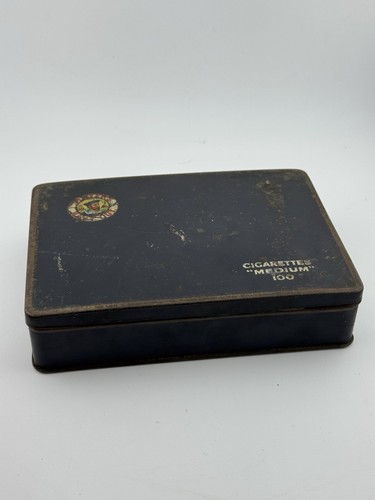 Players navy cut cigarette tin - navy,