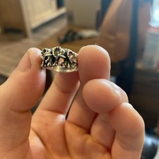 Sterling Silver Elephant Ring